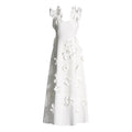 Robe caraco fleurie en 3D avec coutures de haute qualité