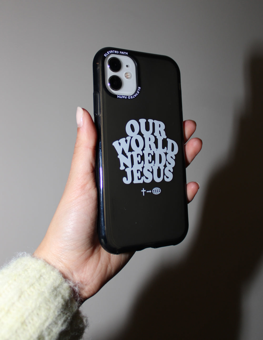 Coque de téléphone Notre monde a besoin de Jésus