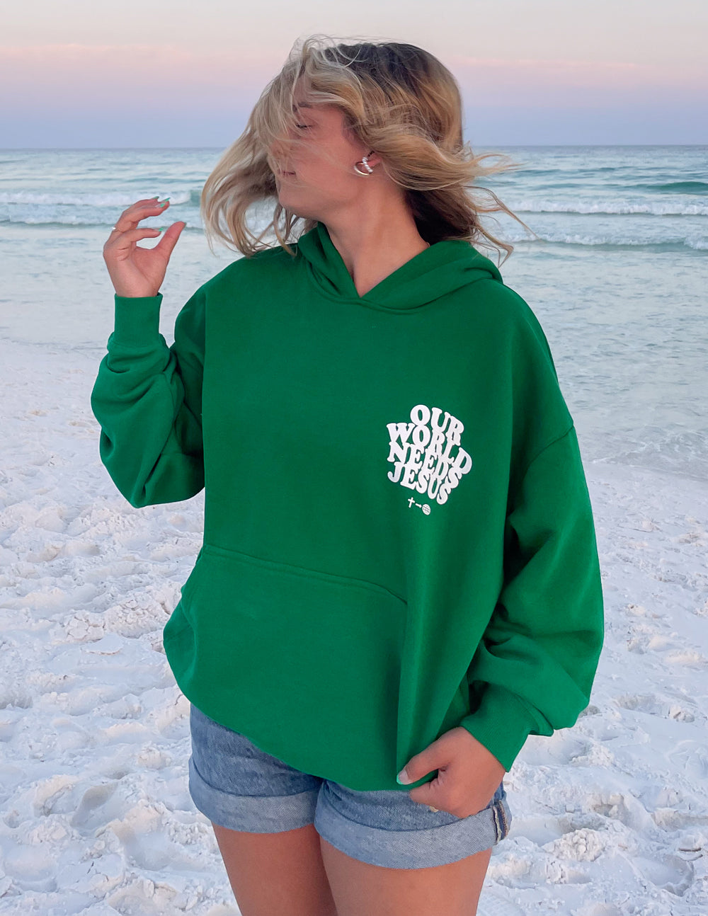 Notre monde a besoin de Jésus - Hoodie unisexe