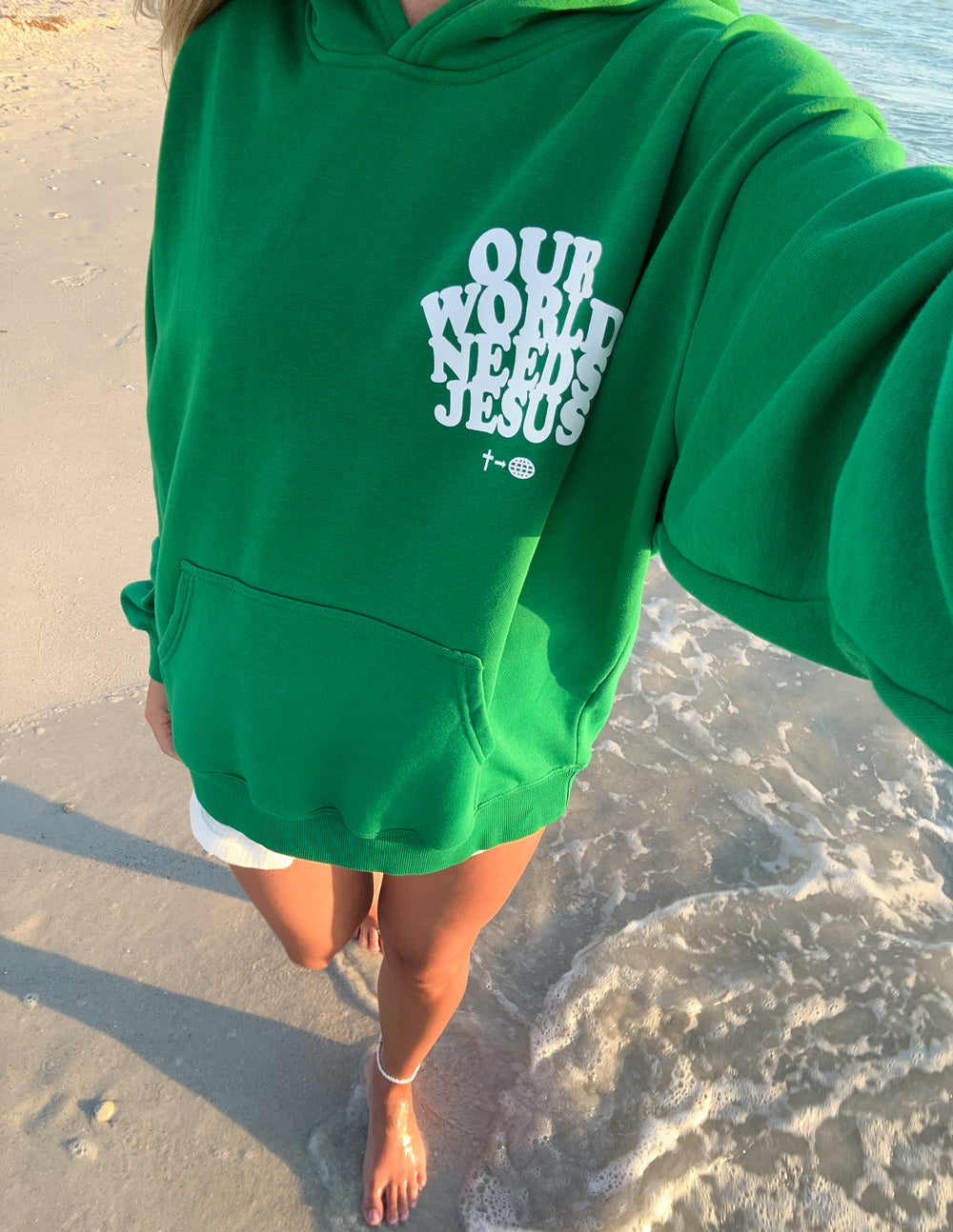 Notre monde a besoin de Jésus - Hoodie unisexe