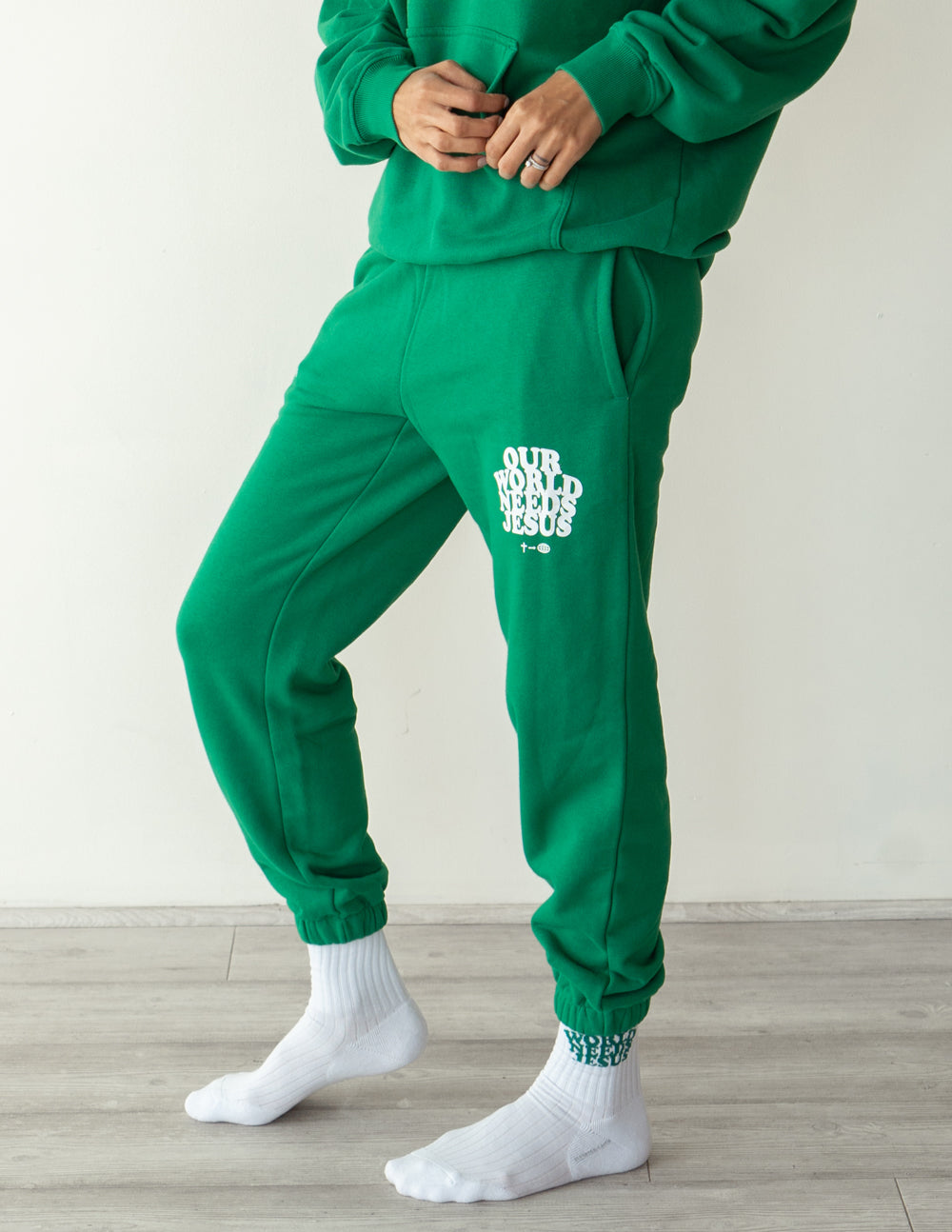 Notre monde a besoin de Jésus - Pantalon de jogging unisexe