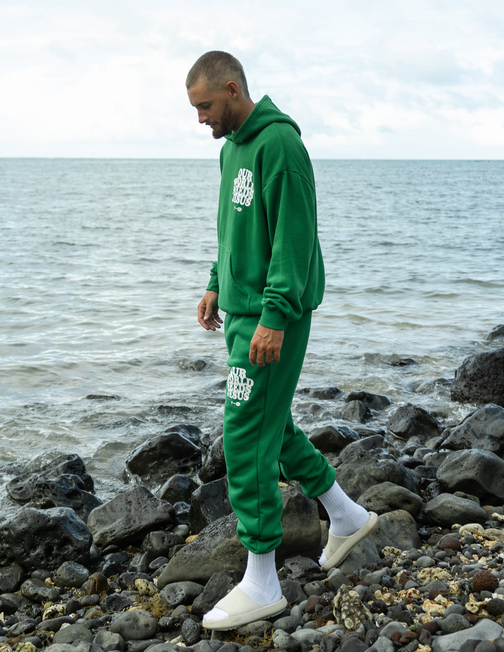 Notre monde a besoin de Jésus - Pantalon de jogging unisexe