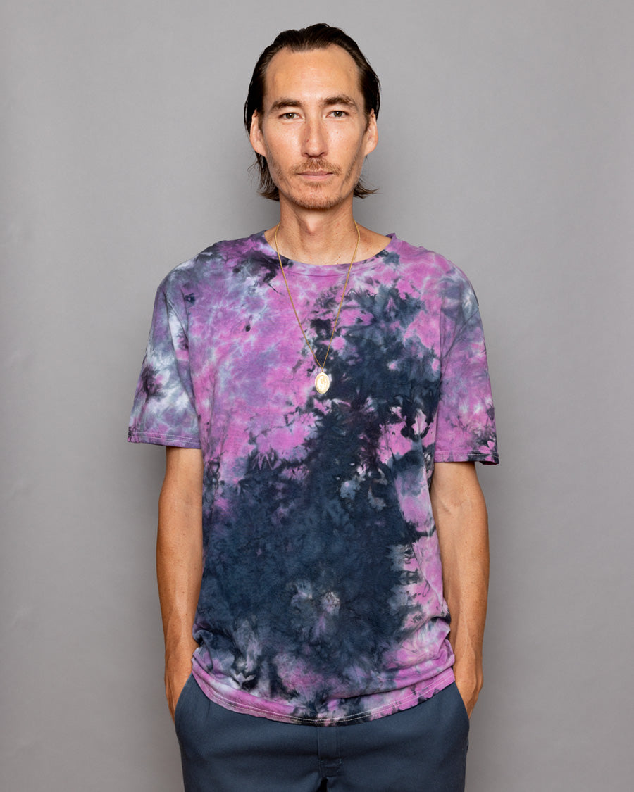 T-SHIRT EN CRISTAL TEINT Sang-de-bœuf