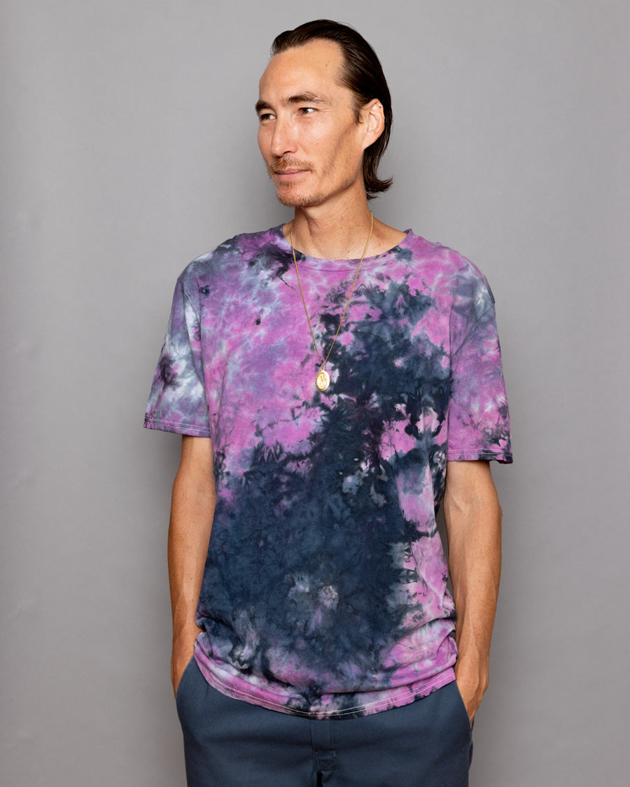 T-SHIRT EN CRISTAL TEINT Sang-de-bœuf