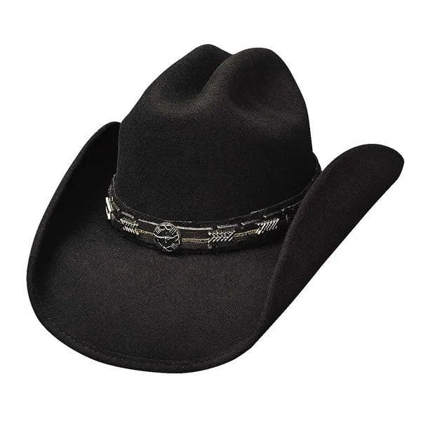 Bullhide Pass The Buck - Chapeau de cowboy en feutre de laine malléable
