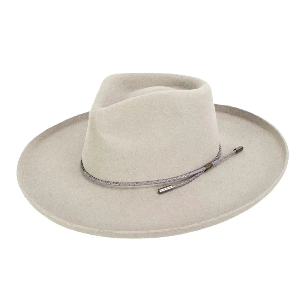 Peter Grimm Formative - Chapeau de Cowgirl en Feutre de Laine à Larges Bords