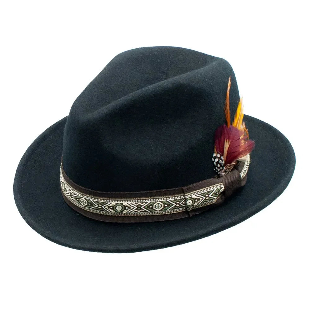 Peter Grimm Beau - Chapeau Fedora en feutre de laine