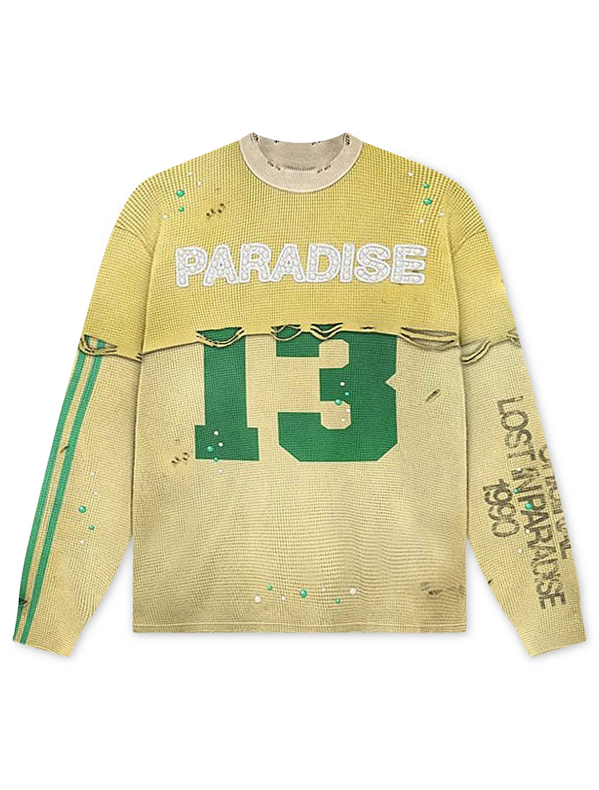 Paradise Lost XIII Maillot Thermique Manches Longues - Jaune