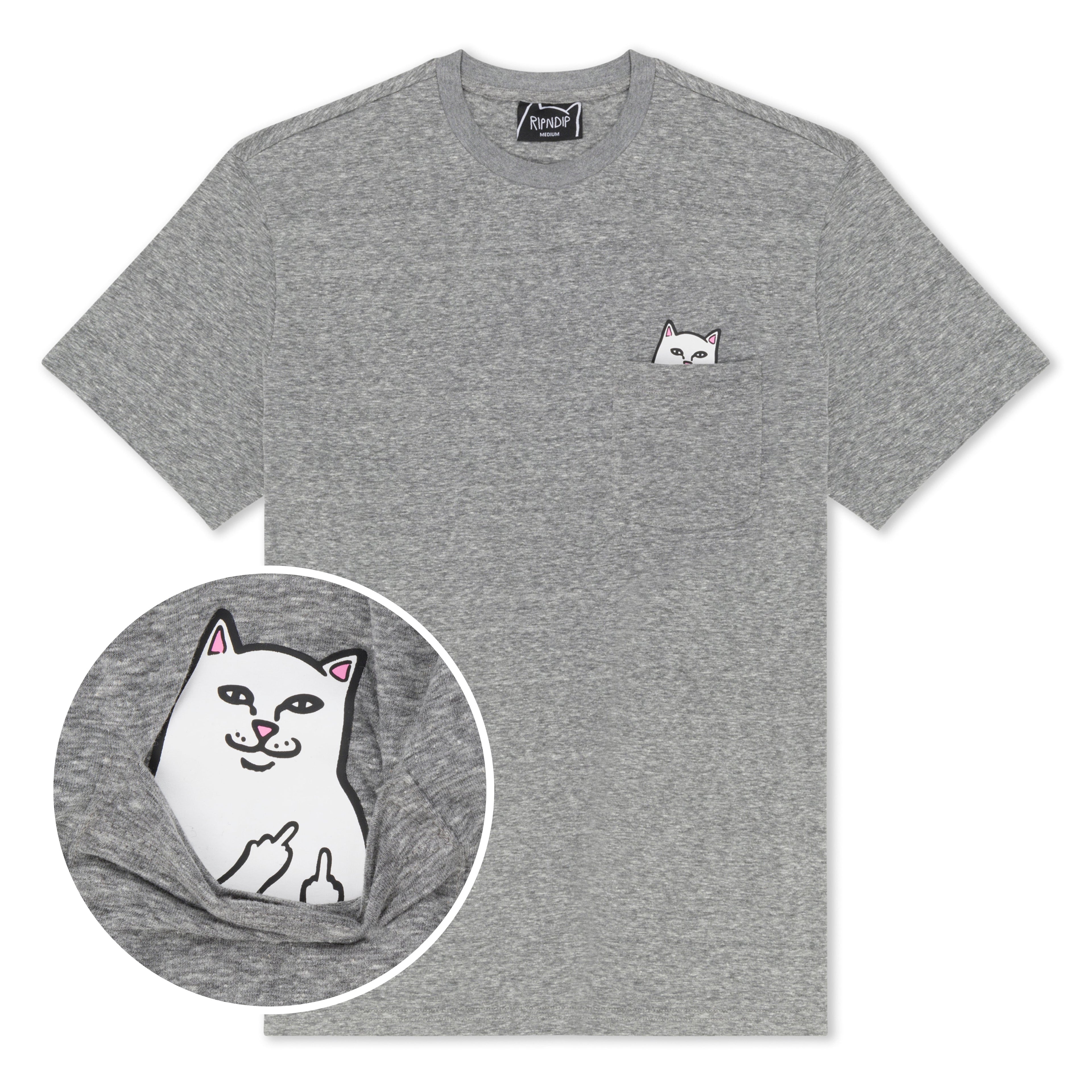 Lord Nermal Pocket Tee (Heather Grey)