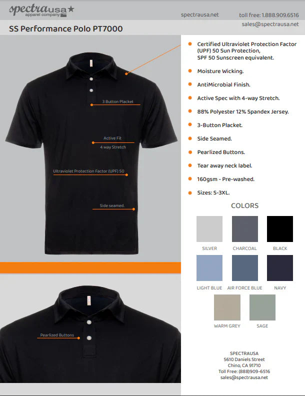 Polo performance UPF 50