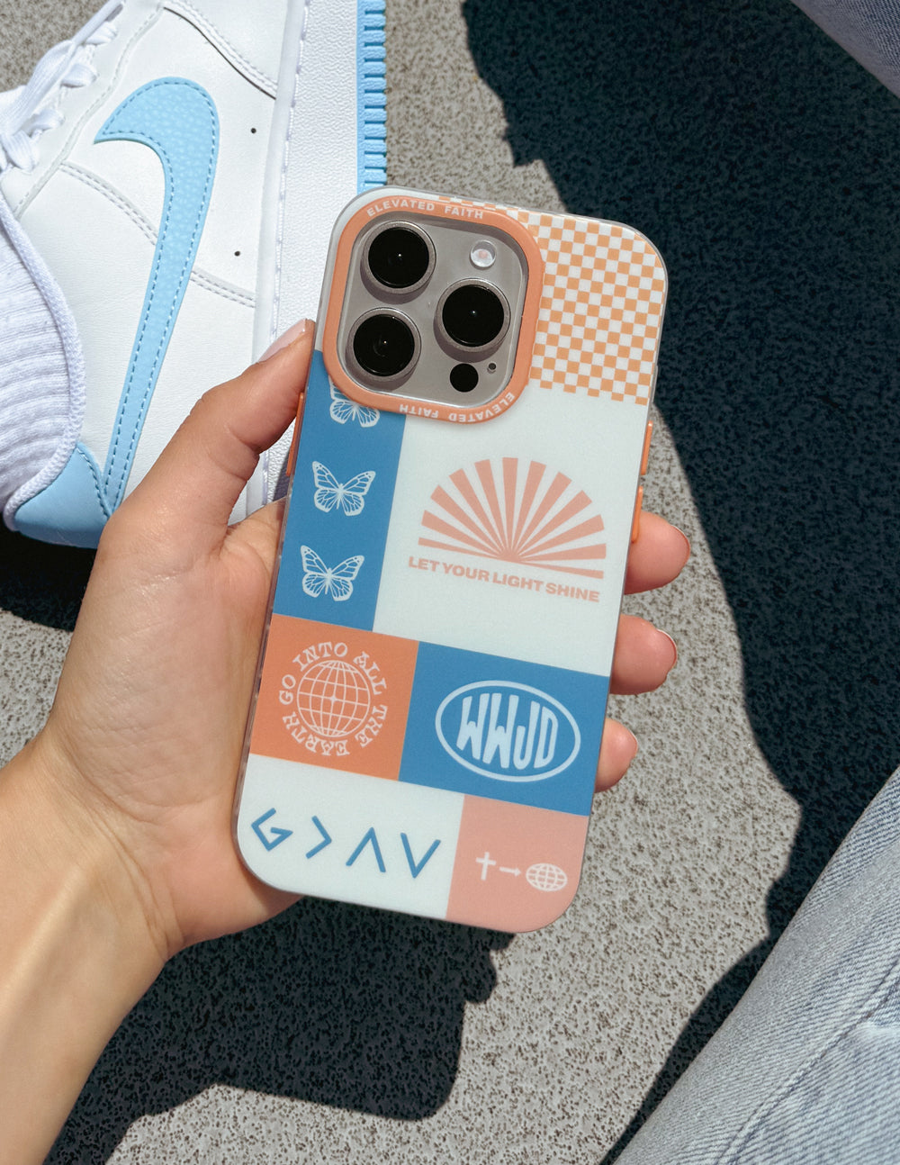Étui de téléphone patchwork