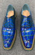 Maurice Phantom II Custom Made Alligator Shoe - Blue