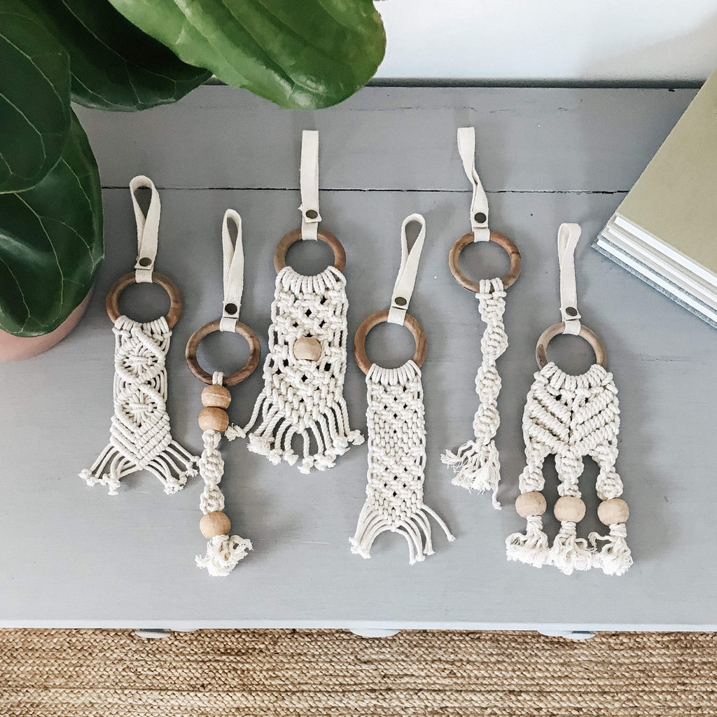 jouet tout-en-un | chevron macramé