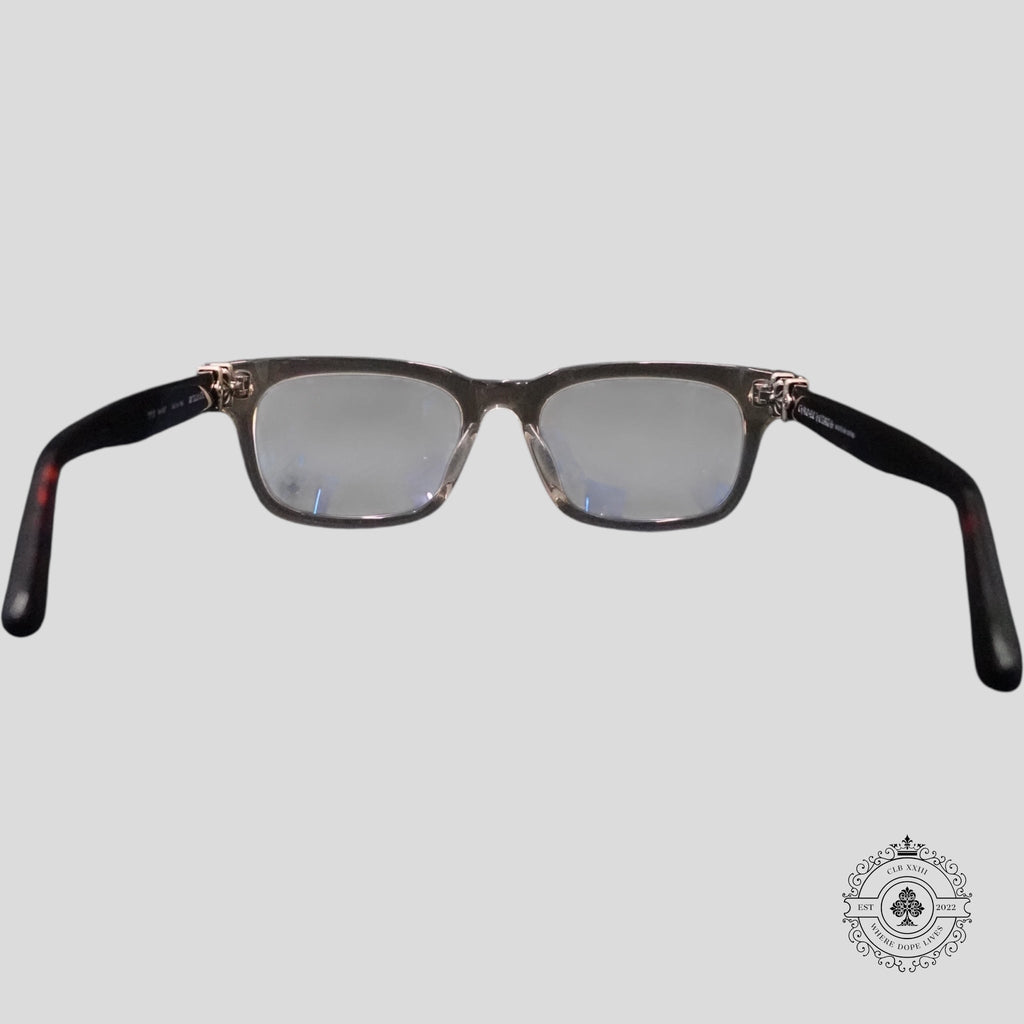 Lunettes Chrome Hearts Vagilante en écaille de tortue/argent