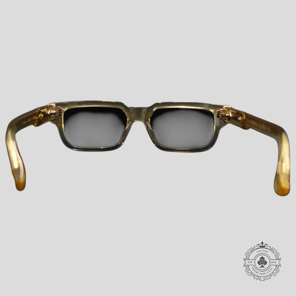 Lunettes de soleil Chrome Hearts 2 Thick transparentes/dorées