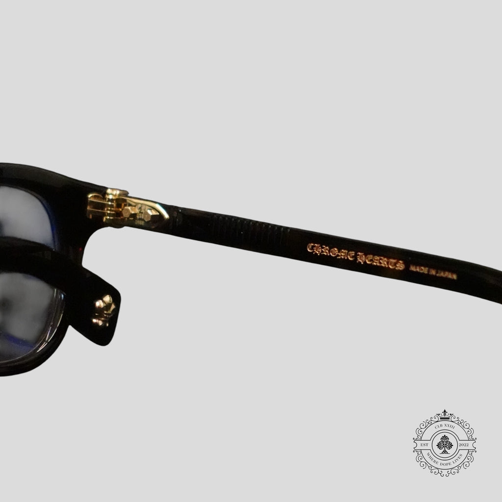 Lunettes de soleil Chrome Hearts Chirp Chirp-A en écaille de tortue/or
