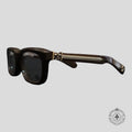 Lunettes de soleil Chrome Hearts See You In Tea Marron/Argent