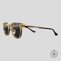 Lunettes Chrome Hearts Titanasluvr en écaille de tortue/doré
