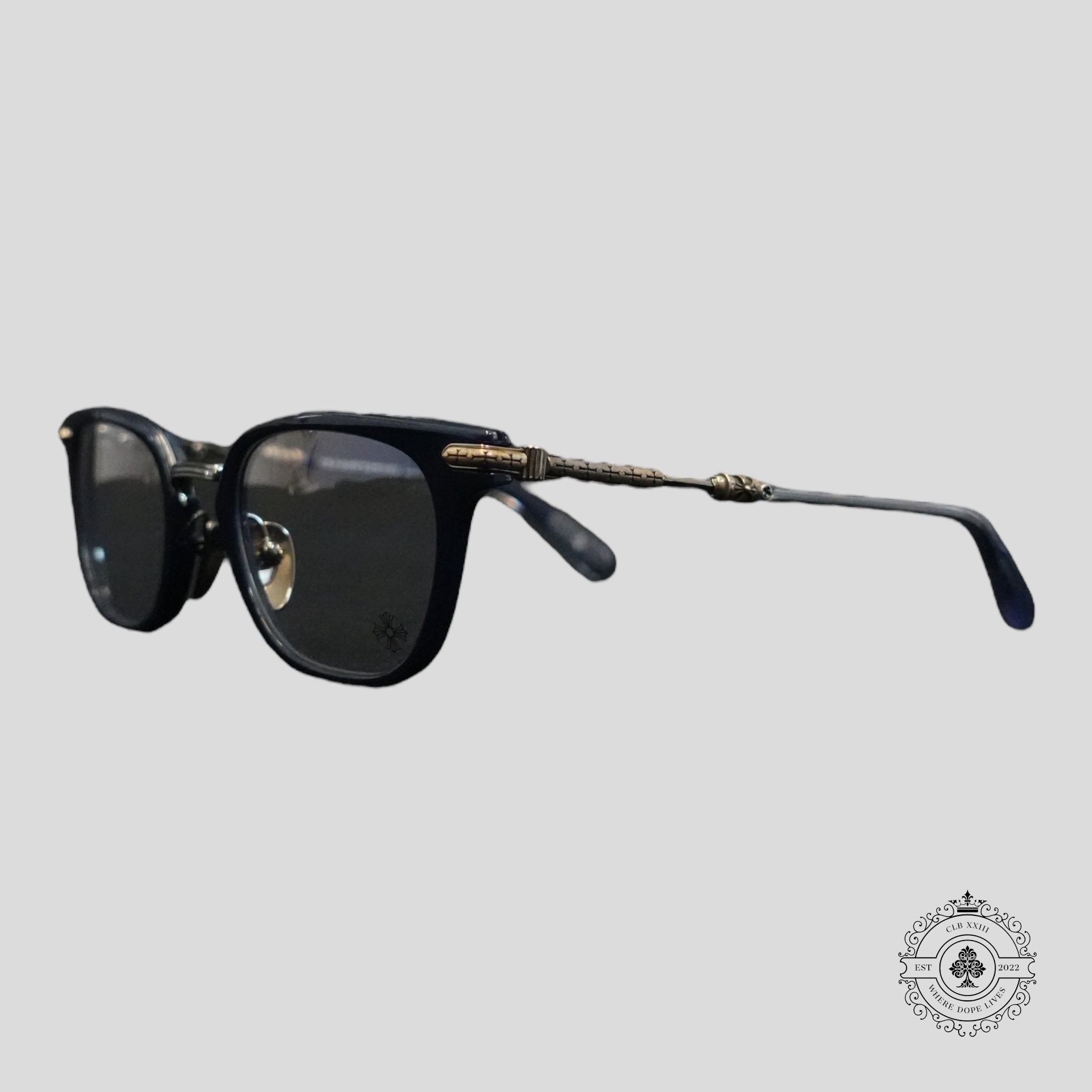 Lunettes Chrome Hearts Tycoxagain bleu/argent