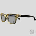 Lunettes Chrome Hearts Vagilante en écaille de tortue/argent