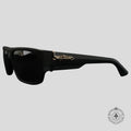 Lunettes Chrome Hearts Yer Bjorn Again, noir mat/argent