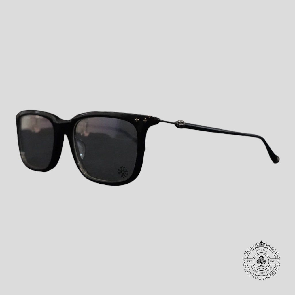 Chrome Hearts Lunettes Big Ricky II-A en Noir/Argent