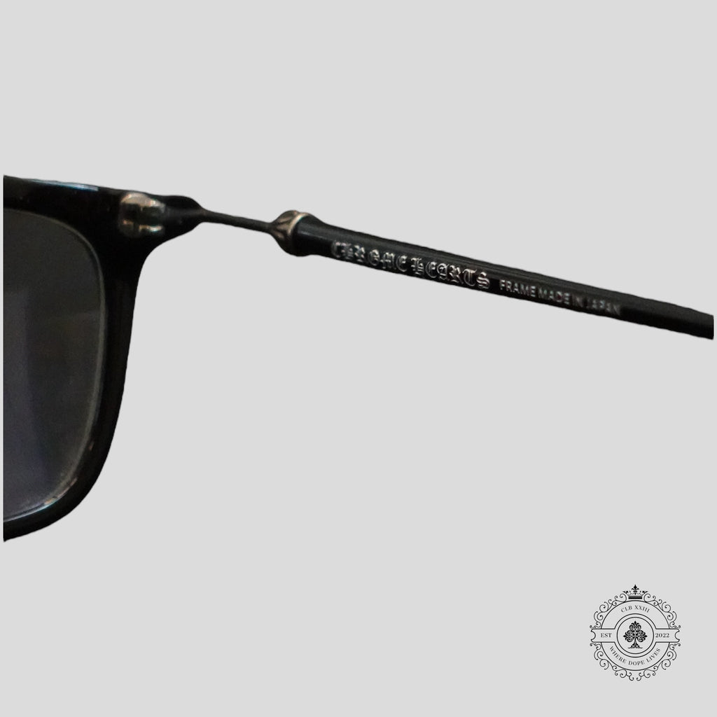 Chrome Hearts Lunettes Big Ricky II-A en Noir/Argent