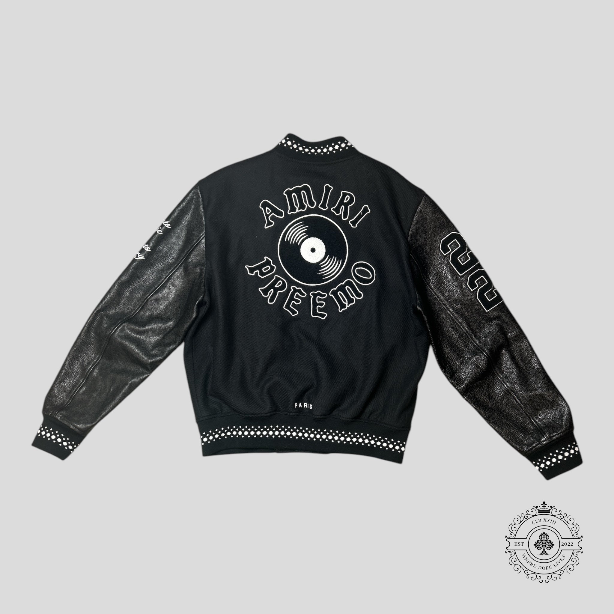 Blouson teddy Amiri X DJ Premier noir