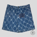 Short en jean Monogram résille Louis Vuitton délavage moyen