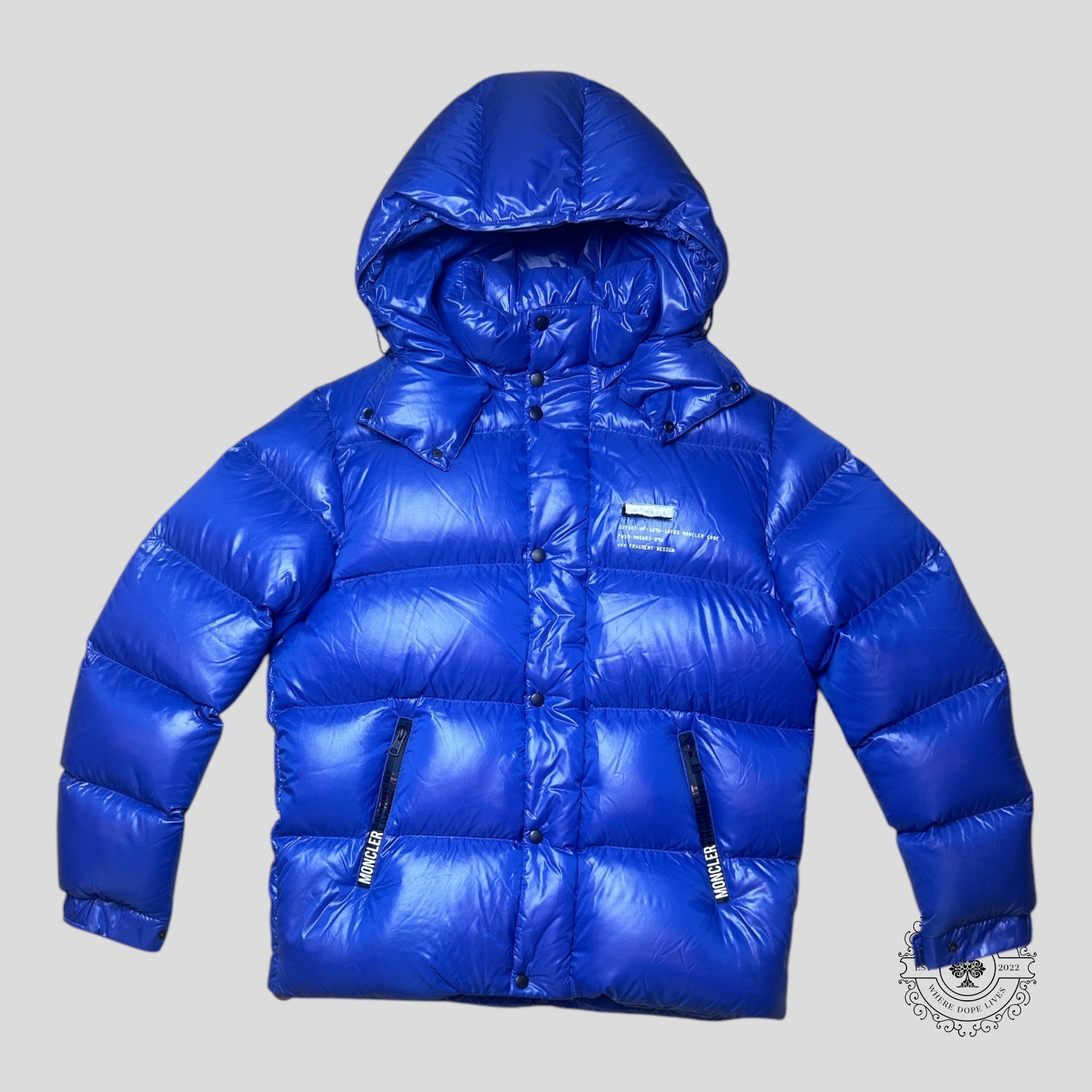Doudoune Moncler Fragment Hiroshi Fujiwara Bleue
