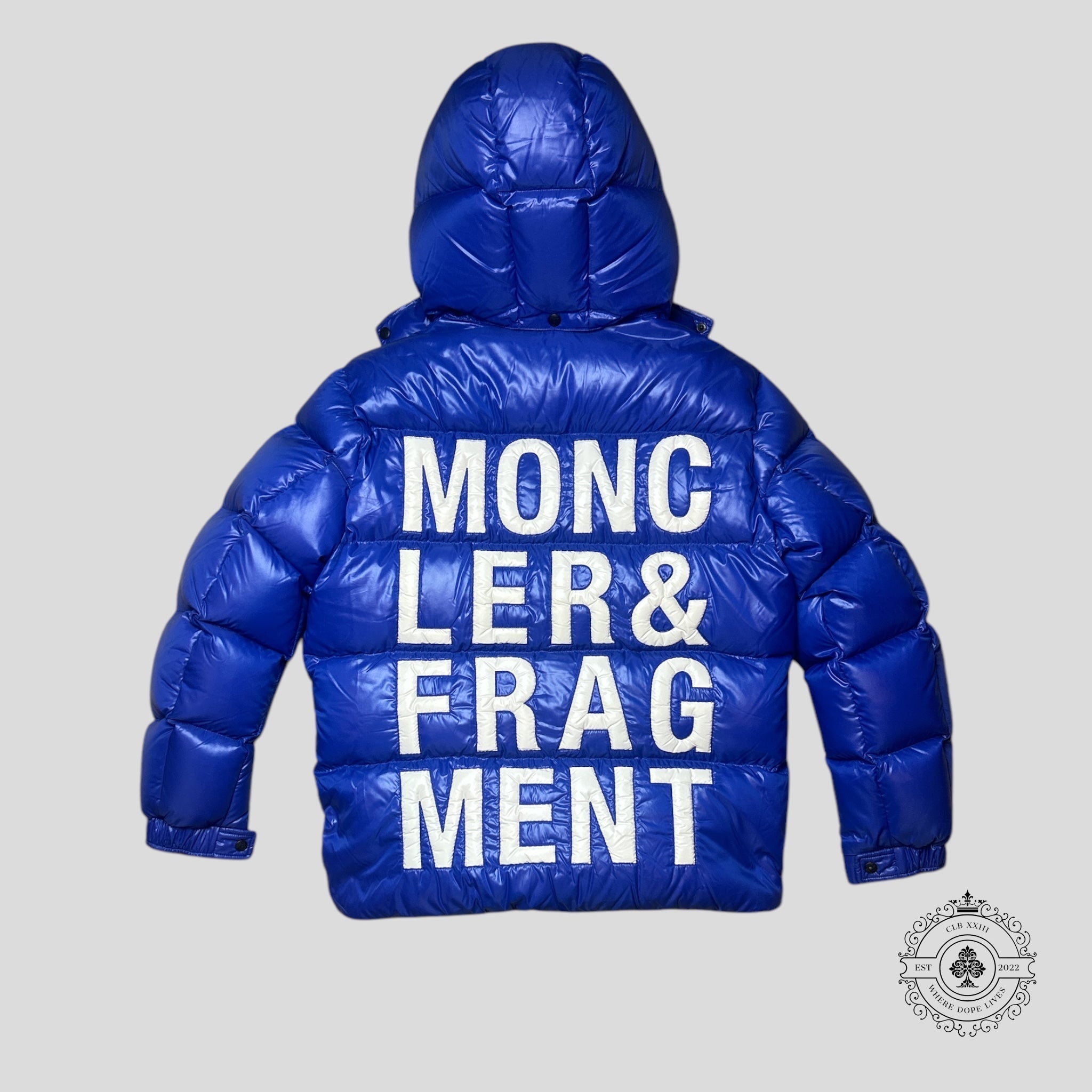 Doudoune Moncler Fragment Hiroshi Fujiwara Bleue