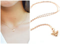 Collier Or Rose Abeille Bourdon - Bijoux Abeille - Cadeau pour Femme