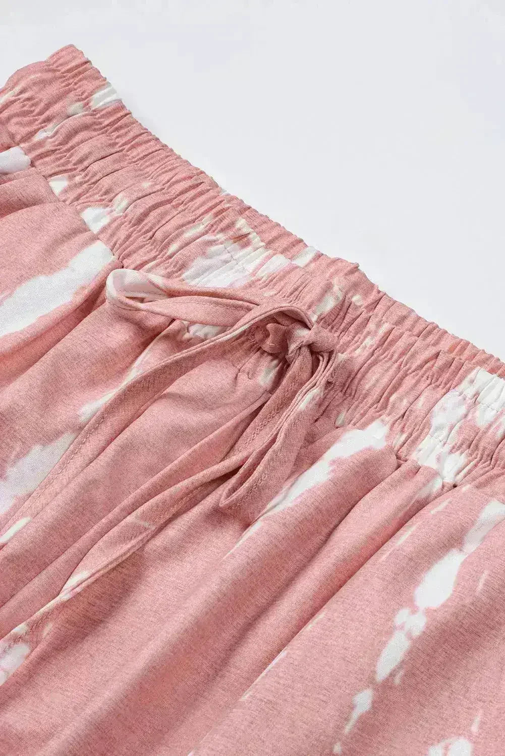 Shorts à cordon tie-dye | Short d'été bohème chic | Polyester