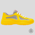 Baskets Prada America's Cup en caoutchouc jaune