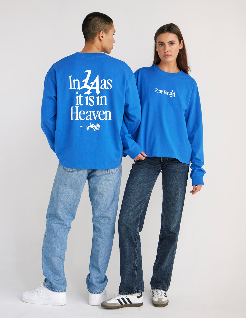 T-shirt épais "Priez pour Los Angeles"