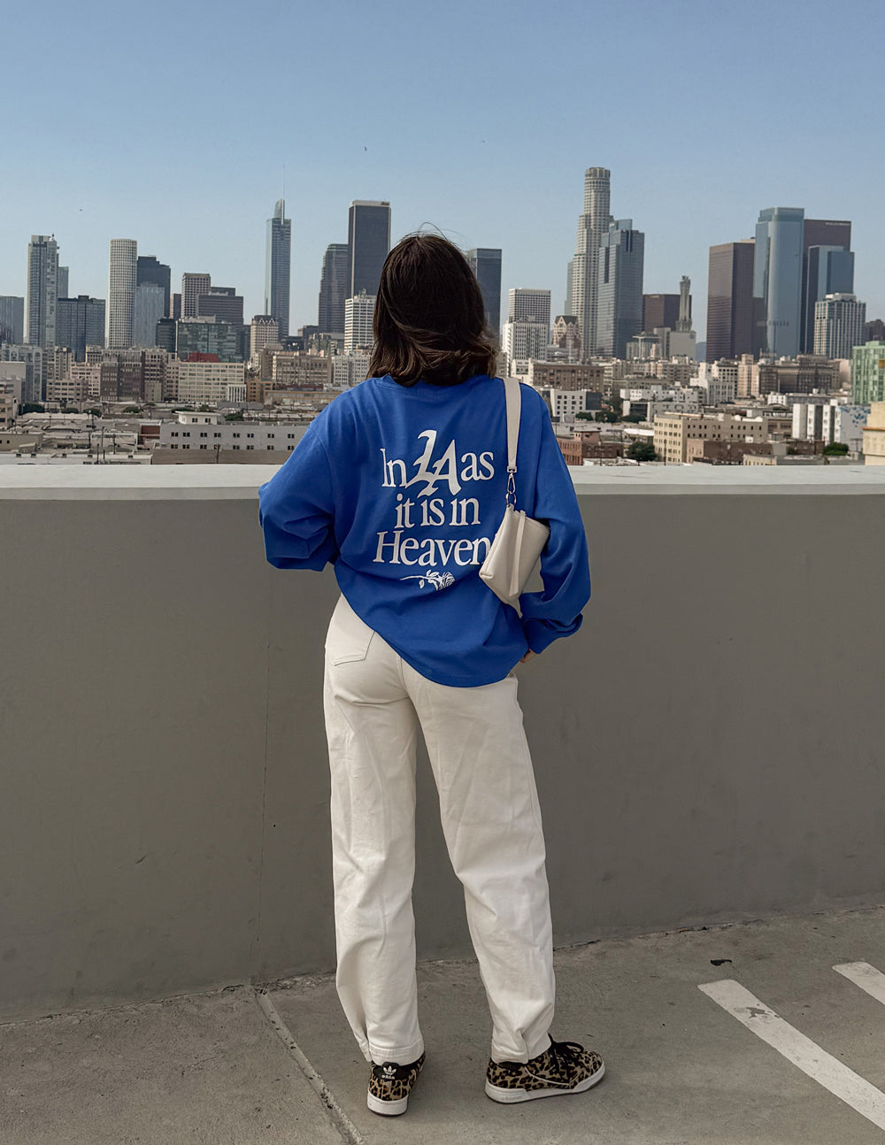 T-shirt épais "Priez pour Los Angeles"