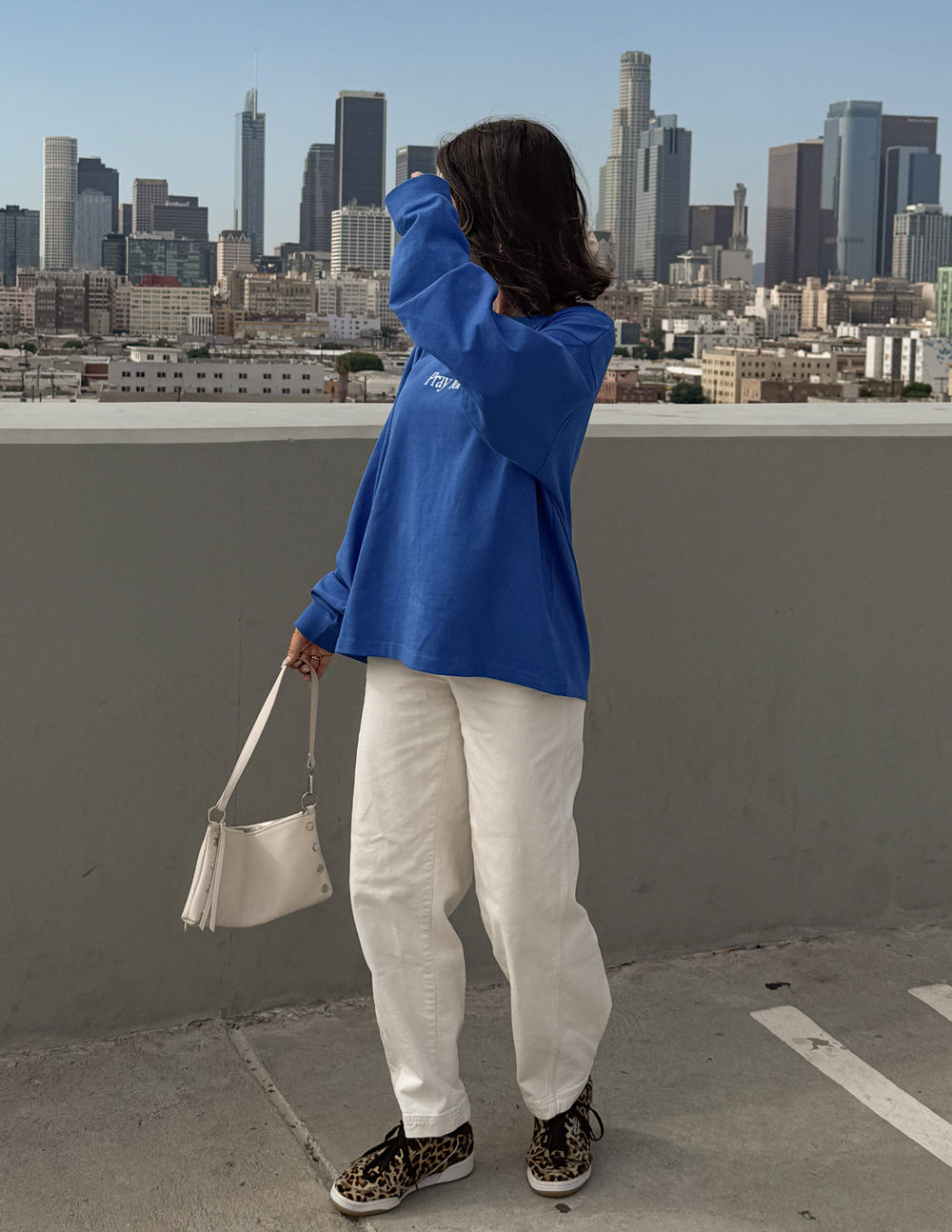 T-shirt épais "Priez pour Los Angeles"