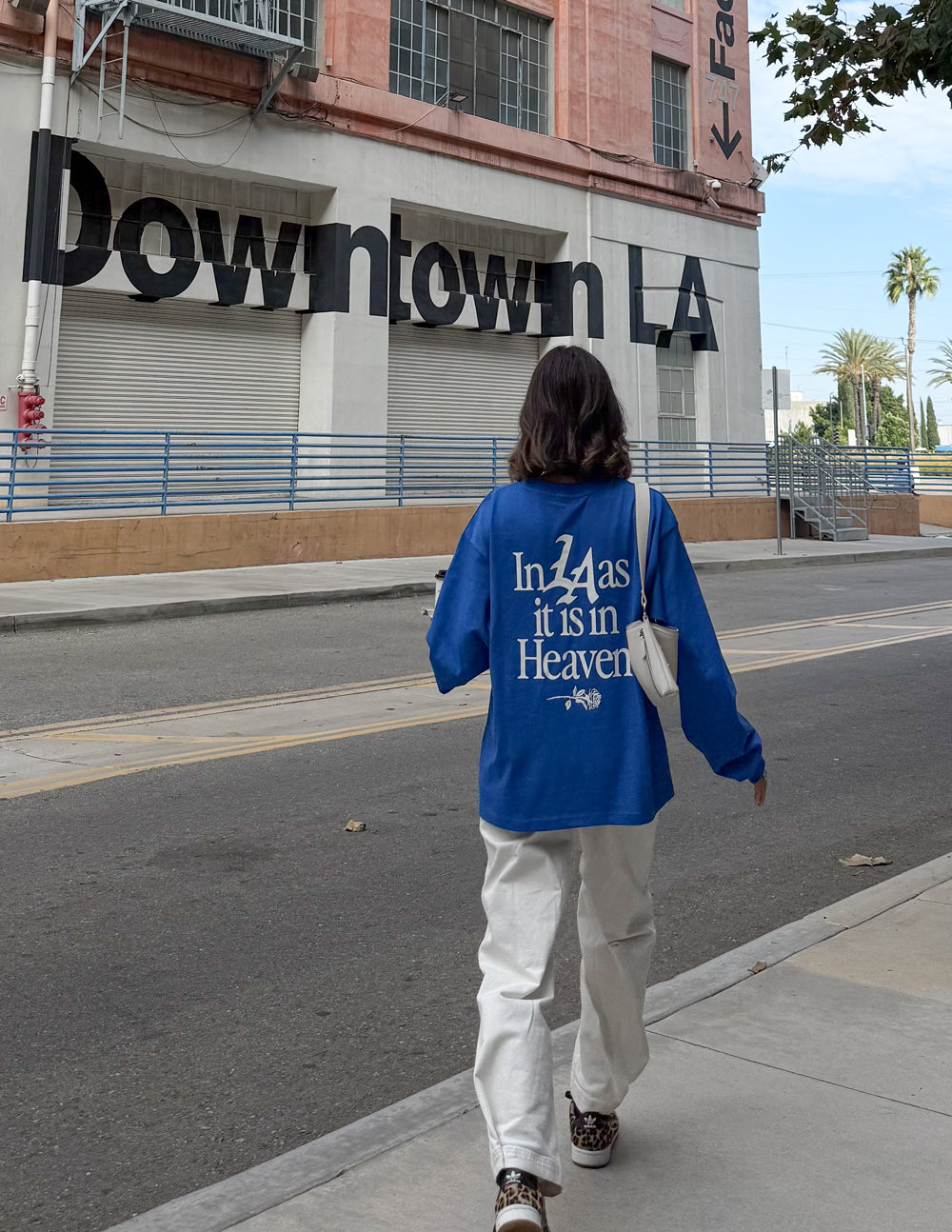 T-shirt épais "Priez pour Los Angeles"