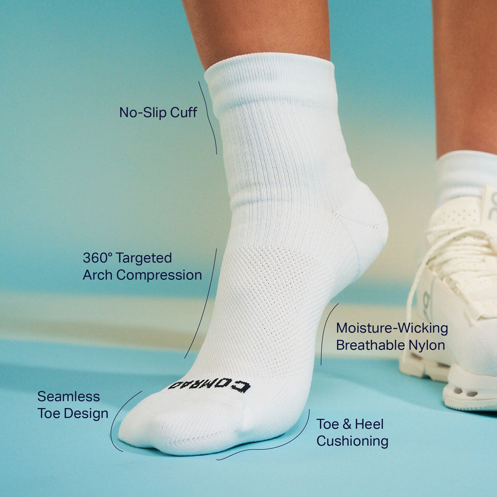 Chaussettes de compression quart de cheville