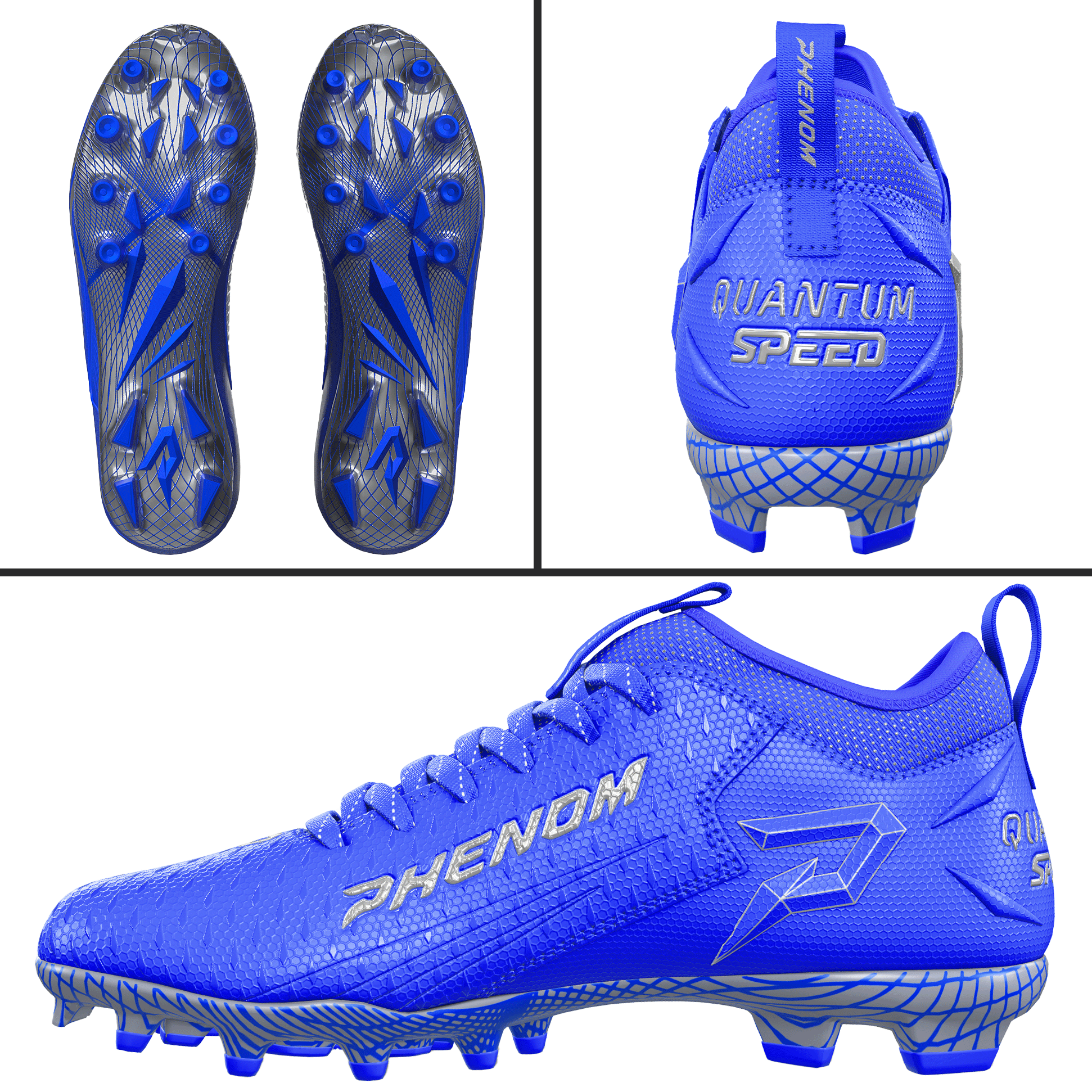 Chaussures de football Phenom Elite Quantum Speed 2.0 - Couleurs d'équipe
