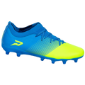 Chaussures de football américain Quantum Energy – Bleu Columbia et Vert Fluo