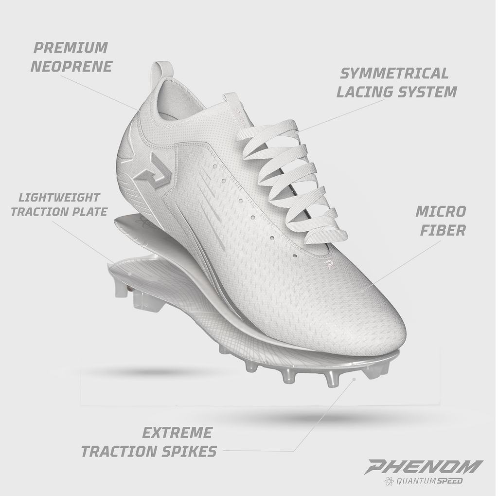 Quantum Speed : Crampons de football - Blanc - Couleurs de l'équipe