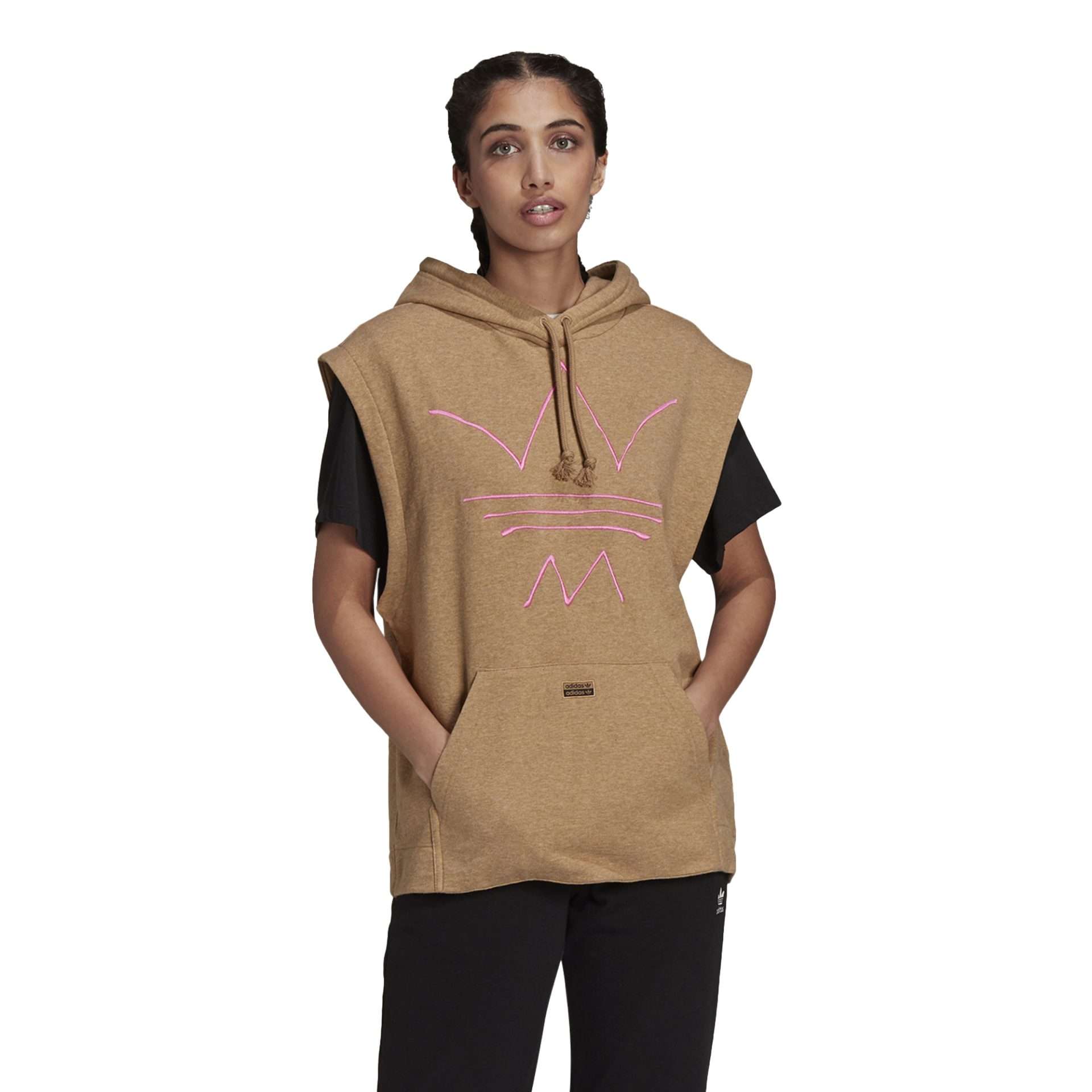 Sweat à capuche R.Y.V. adidas Originals pour femme - CARTON