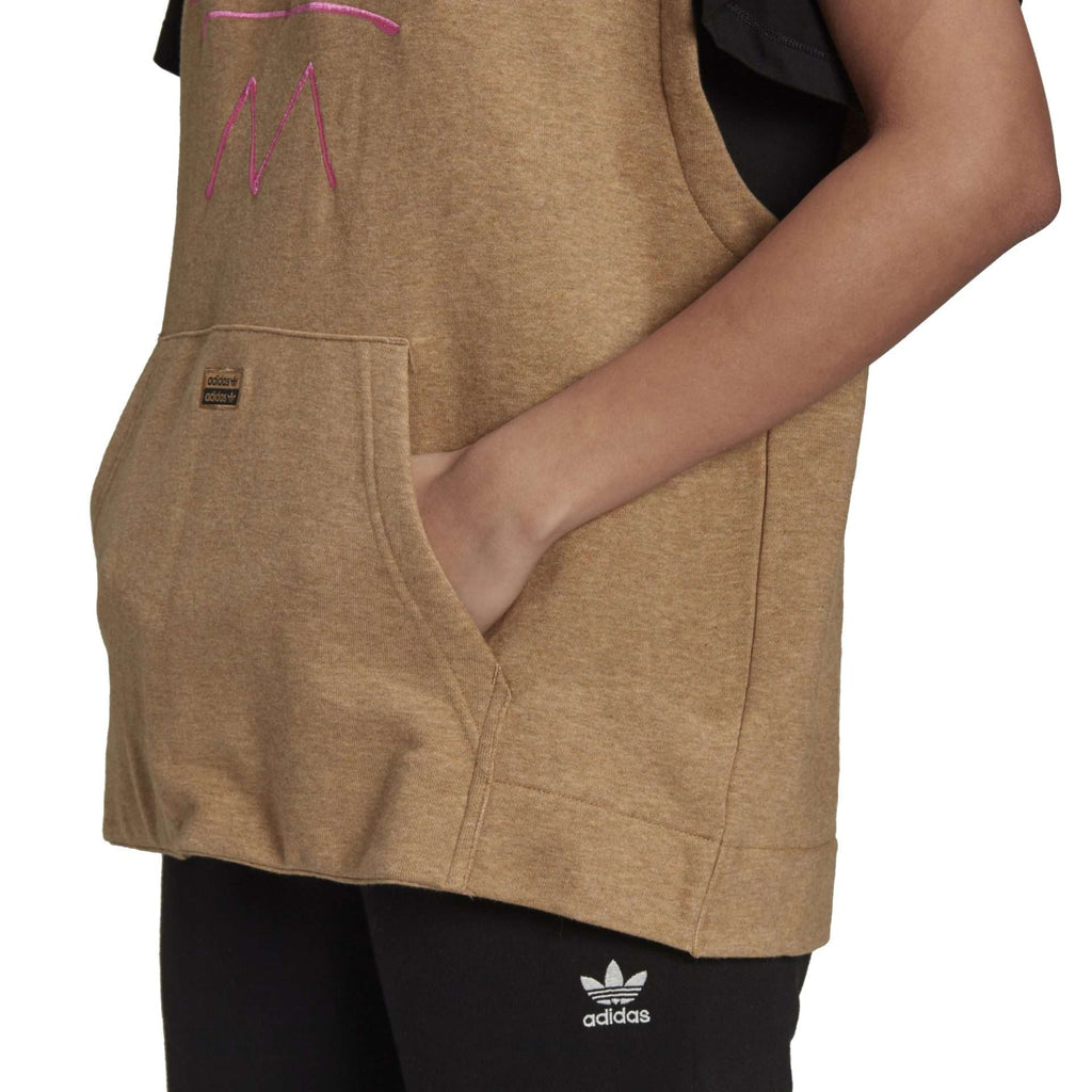 Sweat à capuche R.Y.V. adidas Originals pour femme - CARTON
