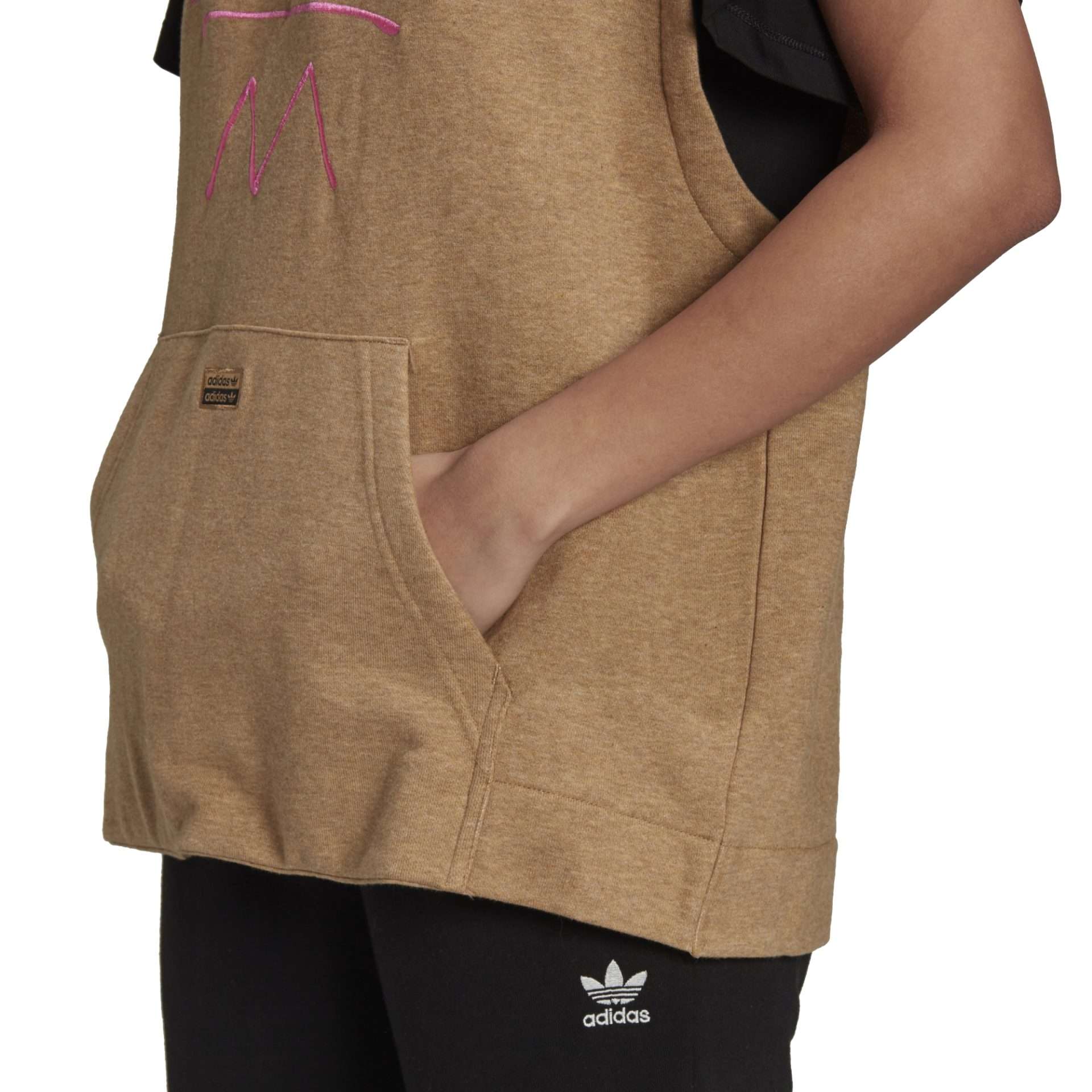 Sweat à capuche R.Y.V. adidas Originals pour femme - CARTON