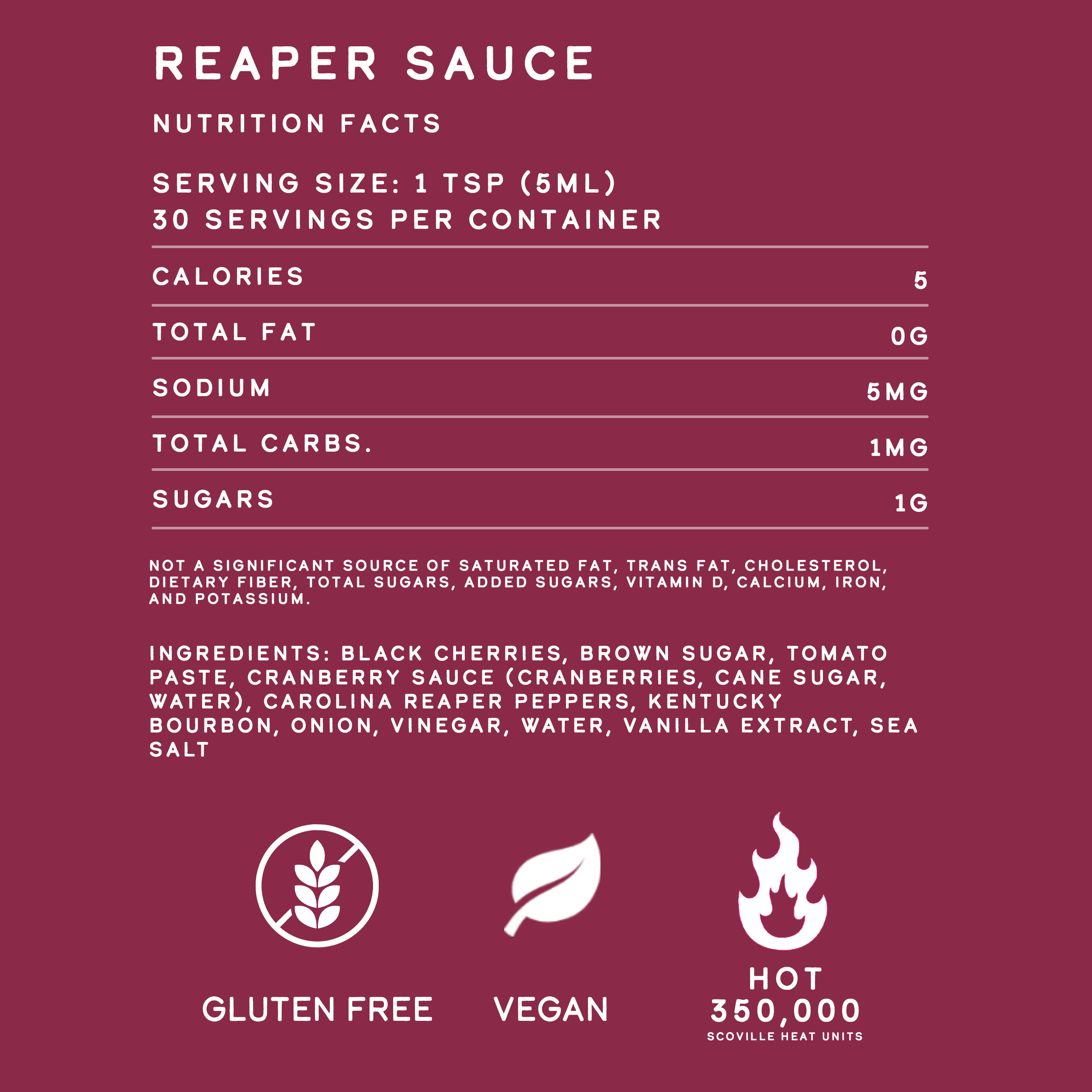Sauce piquante Reaper