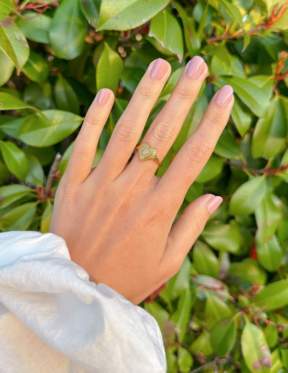 Bague Cœur Éclatant