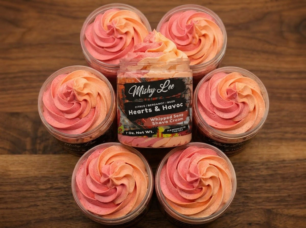 Savon et Crème à Raser Fouettés pour Homme Hearts & Havoc