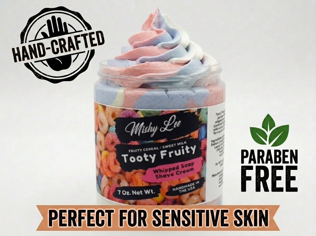 Crème fouettée et crème à raser Tooty Fruity