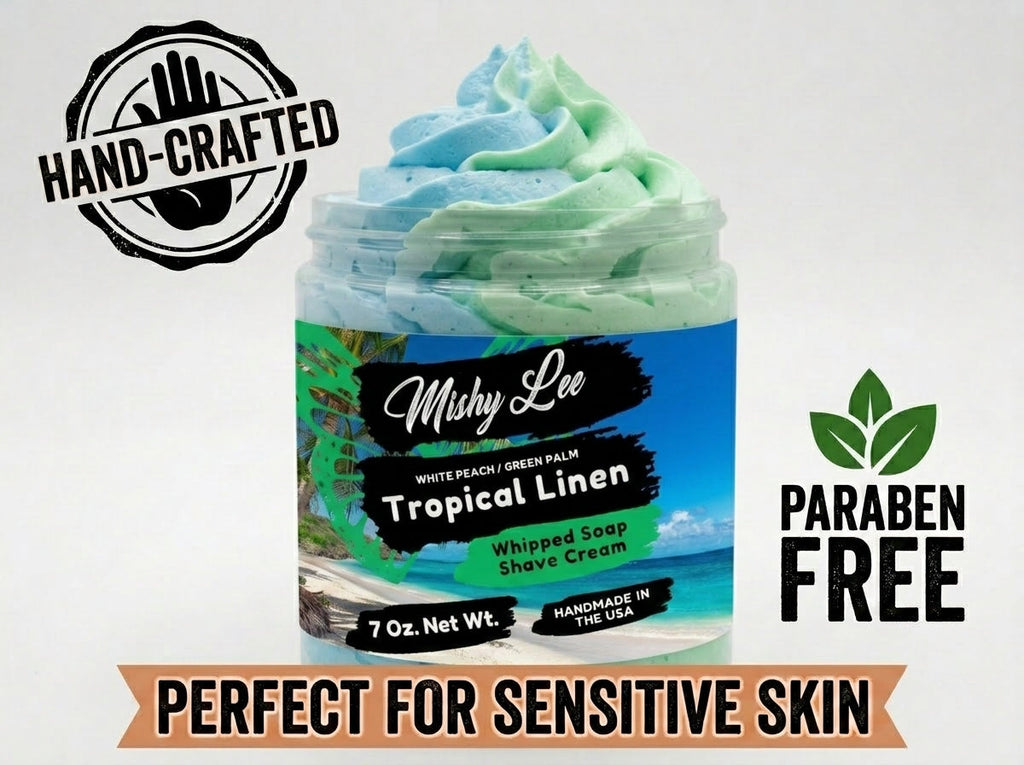 Crème fouettée Tropical Lin nettoyante et à raser